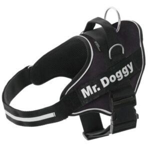 Arnés personalizado Super Doggy para perros color Negro