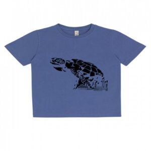 Camiseta Animal Totem niño/a tortuga azul