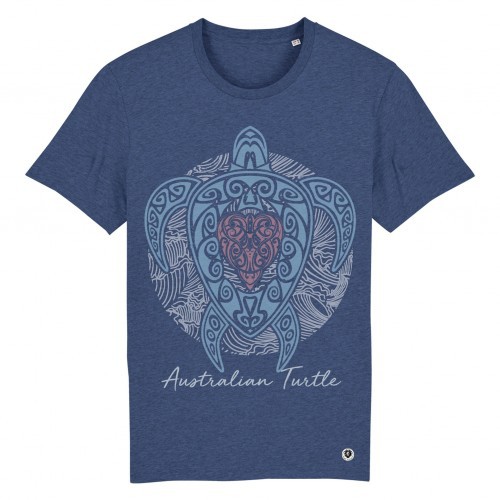 Camiseta Tortuga australiana color Azul
