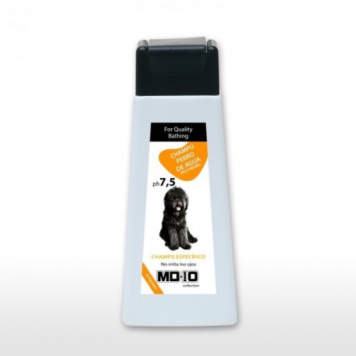 Champú para perros de agua con pelaje negro olor neutro