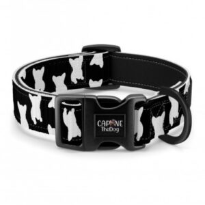 Collar regulable CaponeTheDog para perros estampado Frenchies
