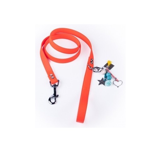 Correa para perro Groc Groc lucky color Rojo