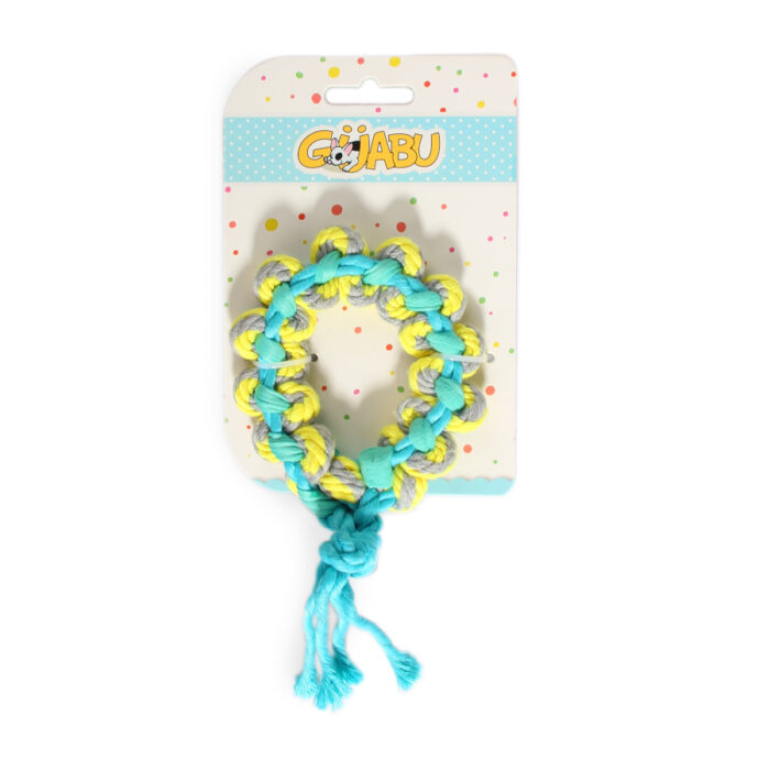 Guabu mordedor circular de cuerda para perros