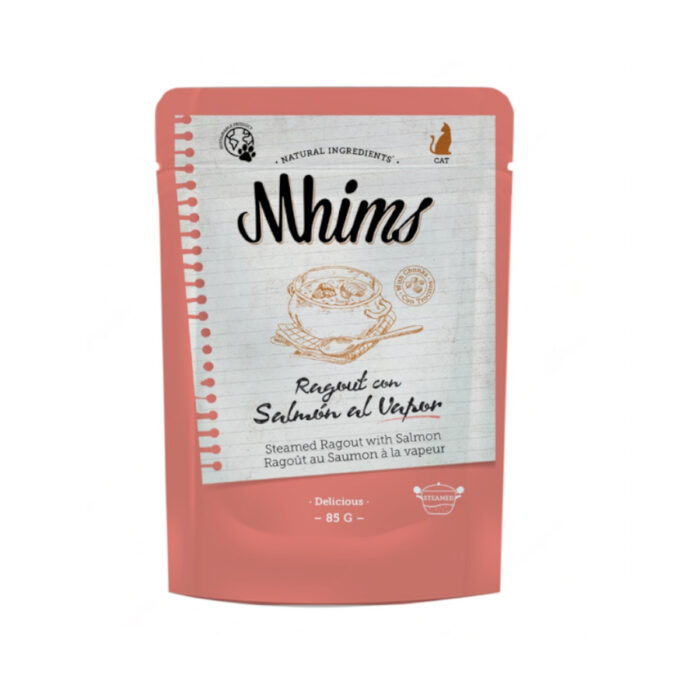 Mhims Ragout Salmón en Salsa sobre para gatos