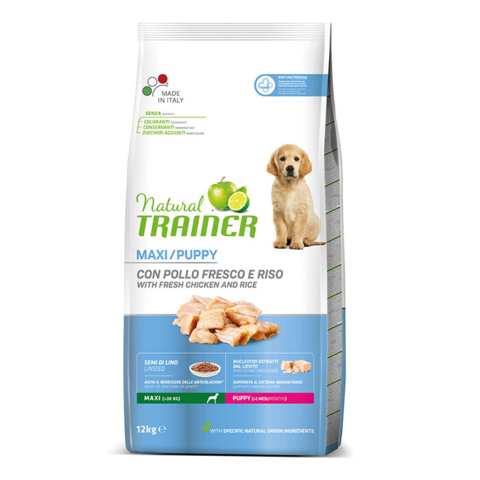 Natural Trainer Puppy Maxi Pollo pienso para perros