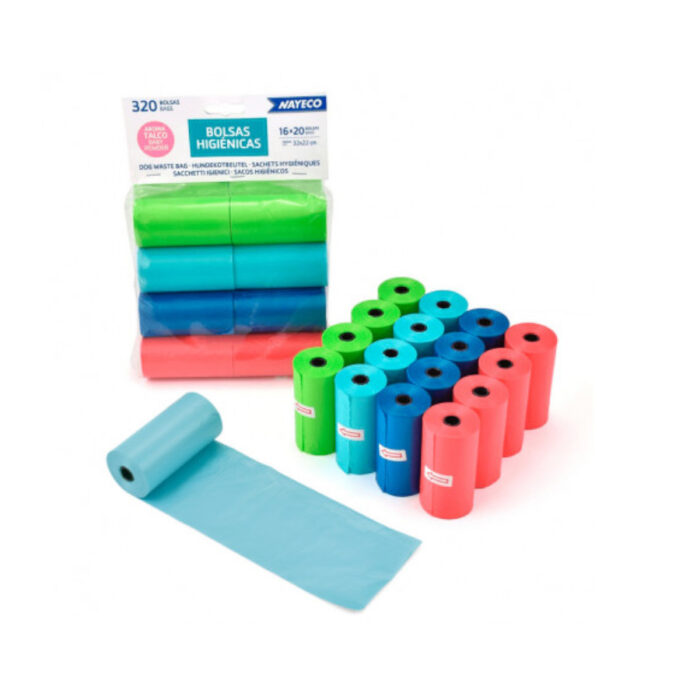 Nayeco Bolsas higiénicas para caca de perro
