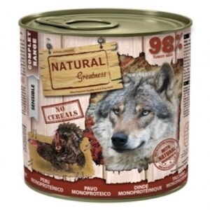 Packs de 6 y 12 latas de comida húmeda para perros sabor Pavo