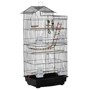 PawHut jaula completa de metal para pájaros