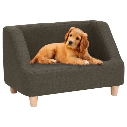 Sofá rectangular para perros color Gris oscuro Animaleando