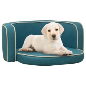 Vidaxl sofá plegable turquesa para perros