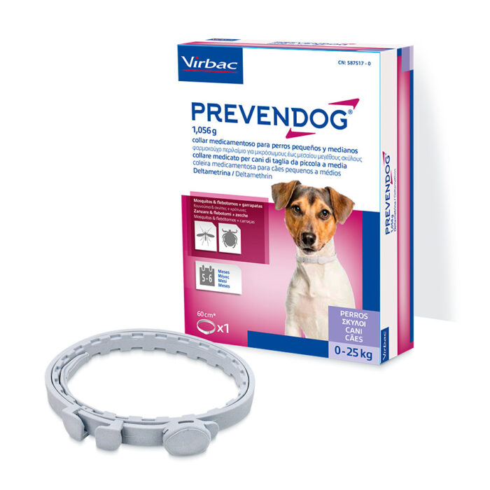 Virbac Prevendog Collar Antiparasitario para perros medianos