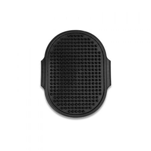 Weego Manopla de Goma Negro para perros y gatos