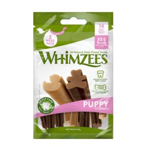Whimzees Snacks Dentales Naturales para cachorros
